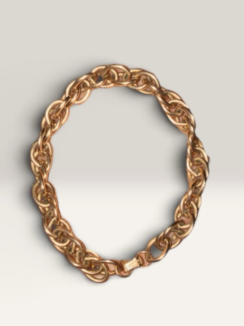 12KG.F Gold Chain Link Bracelet by L.S.C.O. - Picture 4 of 5